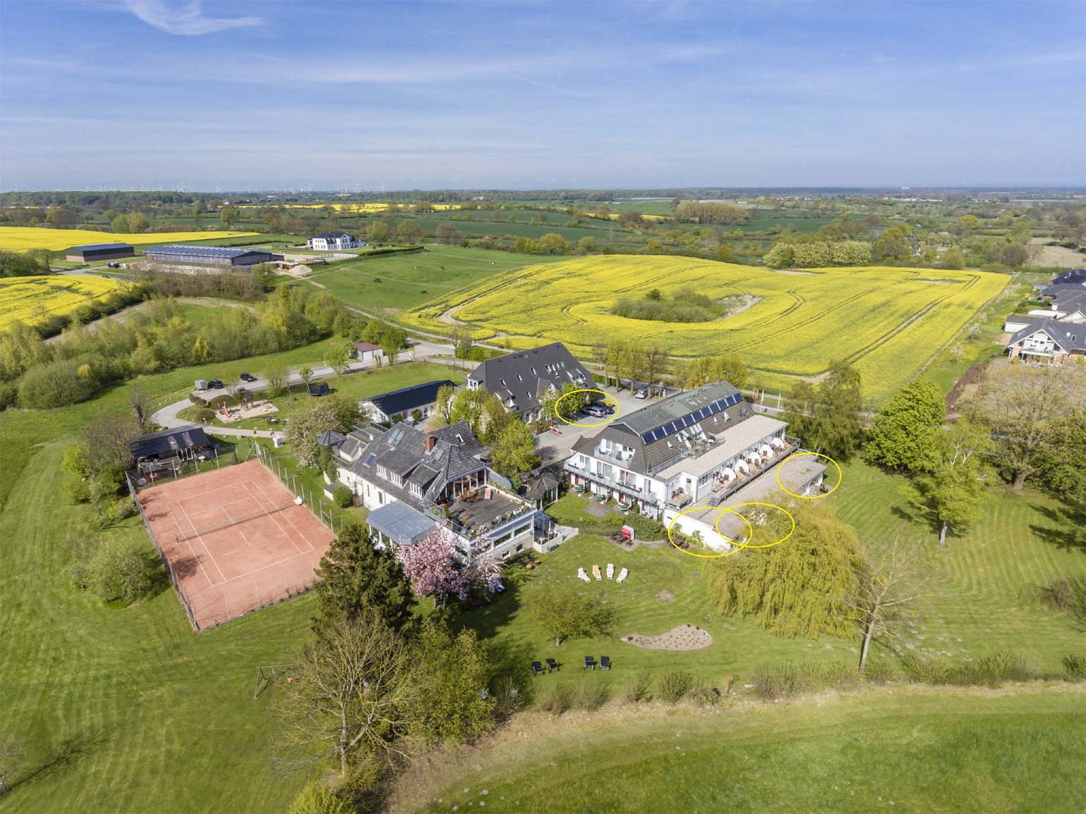 Lage Hotel-Appartement L im Hofhotel Krähenberg Grömitz Ostsee